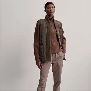 NEW Varley Covey Reversible Quilt Gilet Vest NWT L large